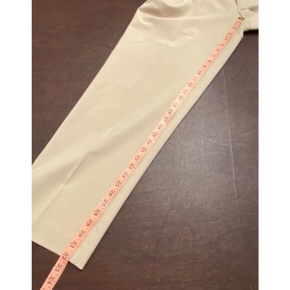 FootJoy Performance Golf Pants Beige 34x32 Stretch Flat Front Office Work Casual - Picture 3 of 10